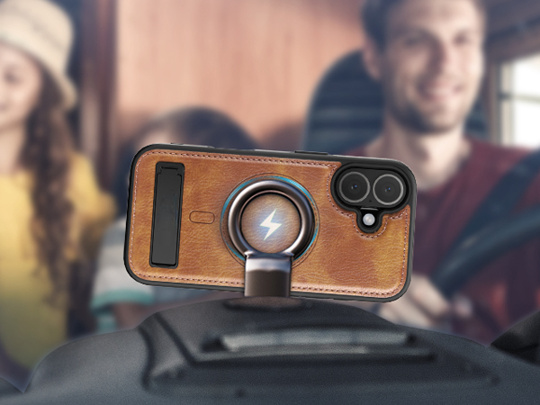 iphone 17 leather case With Kickstand