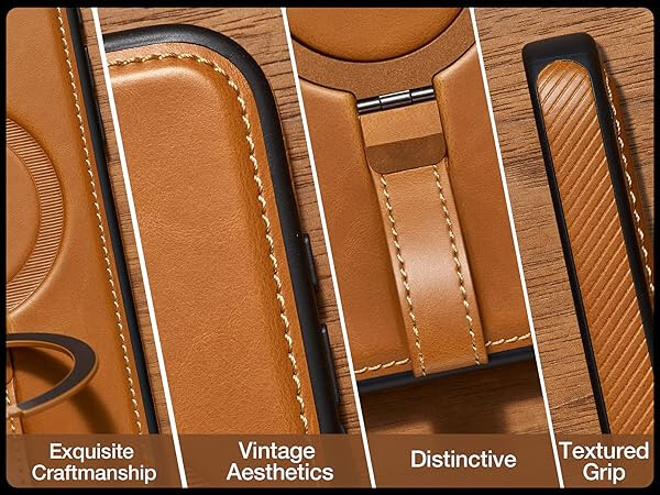 iPhone 17 Pro Max Leather Case With Ringstand