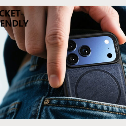 iPhone 17 Pro Max Premium Strong Armour Leather Cover