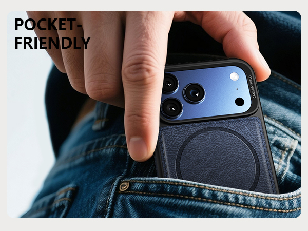 iPhone 17 Pro Max Premium Strong Armour Leather Cover