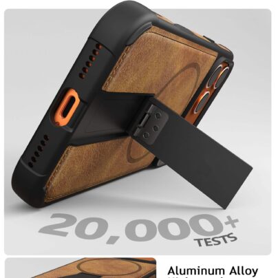 iPhone 17 Pro Max Premium Strong Armour Leather Cover