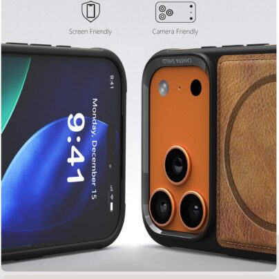 iPhone 17 Pro Max Premium Strong Armour Leather Cover