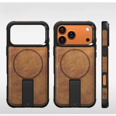 iPhone 17 Pro Max Premium Strong Armour Leather Cover